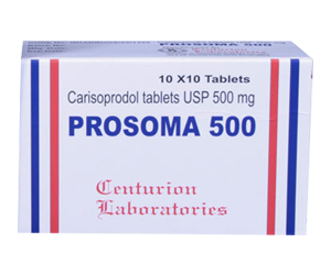 Carisoprodol - 120 + 40 Free = 160 Pills